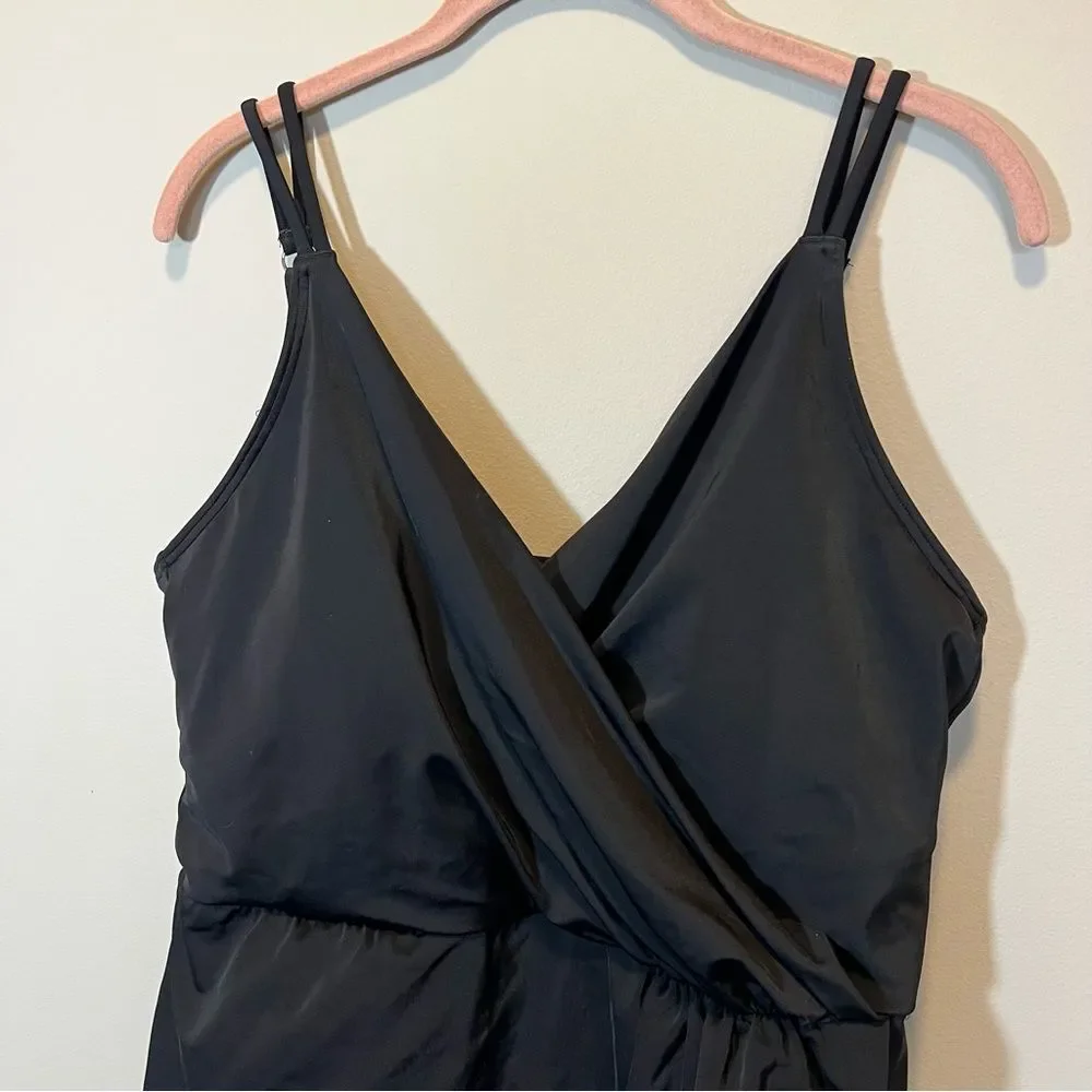 Lands’ End Black Swim Dress Swimsuit‎ Large 14-16
